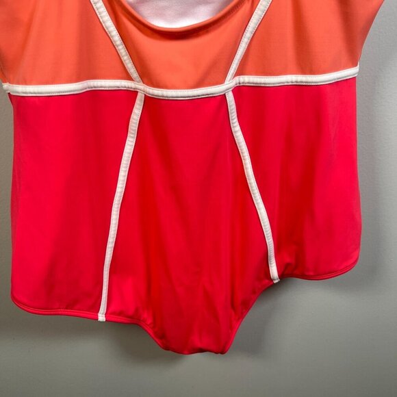 Torrid Colorblock One Piece Swimsuit Size 2X DD/F Underwire Beach Vacation - Picture 12 of 14